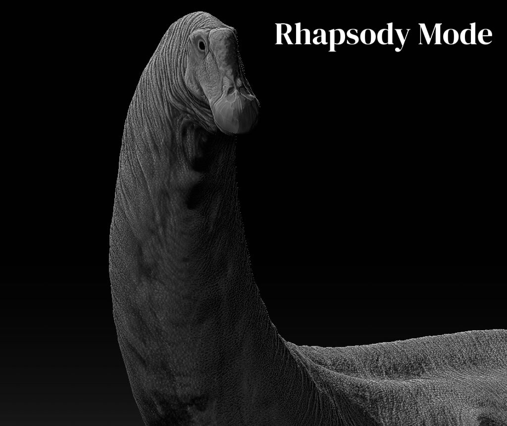 Rhapsody Mode Studio Brontosaurus Model