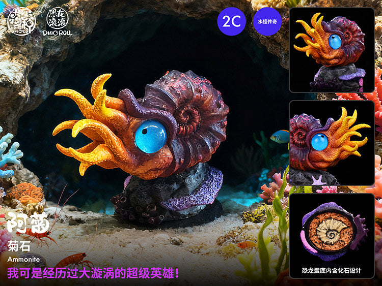 Dino Roll Water Monster Legend Series 02 Model