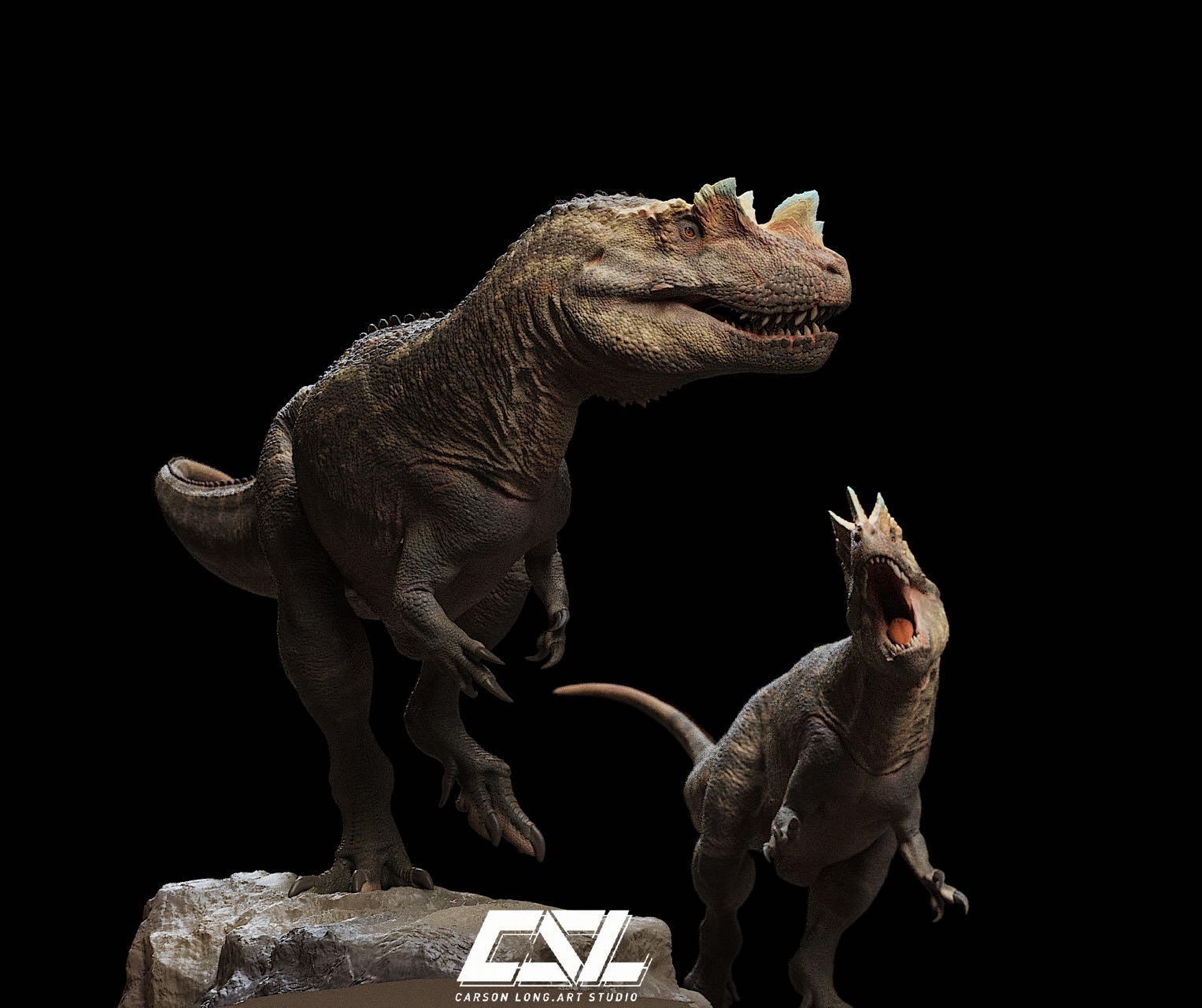 Carson Long STUDIO Ceratosaurus dentisulcatus Model