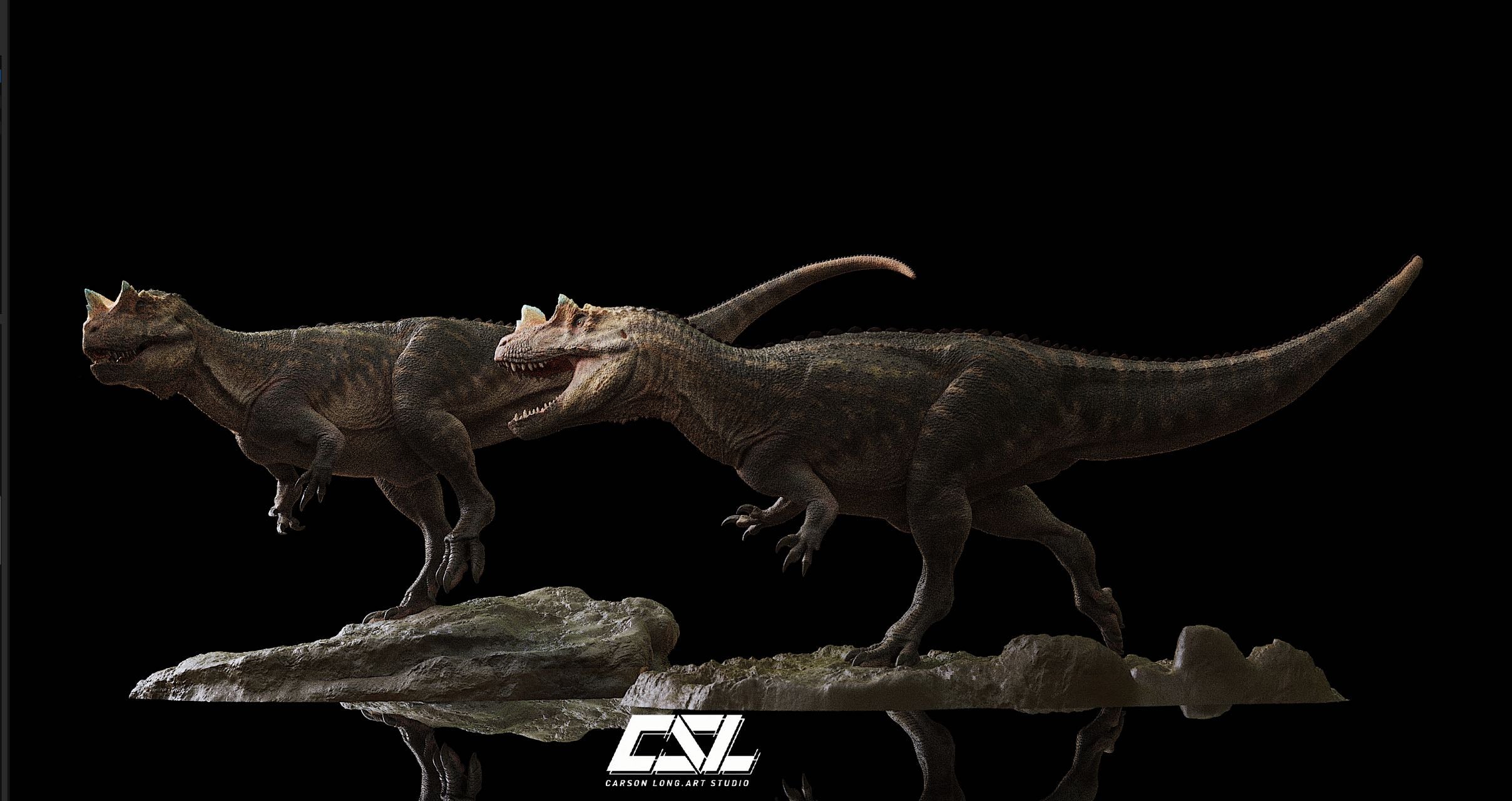 Carson Long STUDIO Ceratosaurus dentisulcatus Model