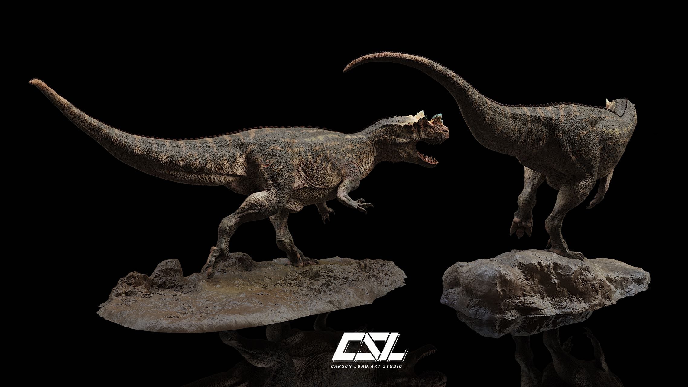 Carson Long STUDIO Ceratosaurus dentisulcatus Model