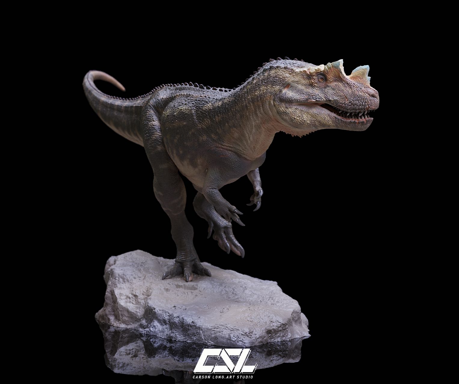 Carson Long STUDIO Ceratosaurus dentisulcatus Model