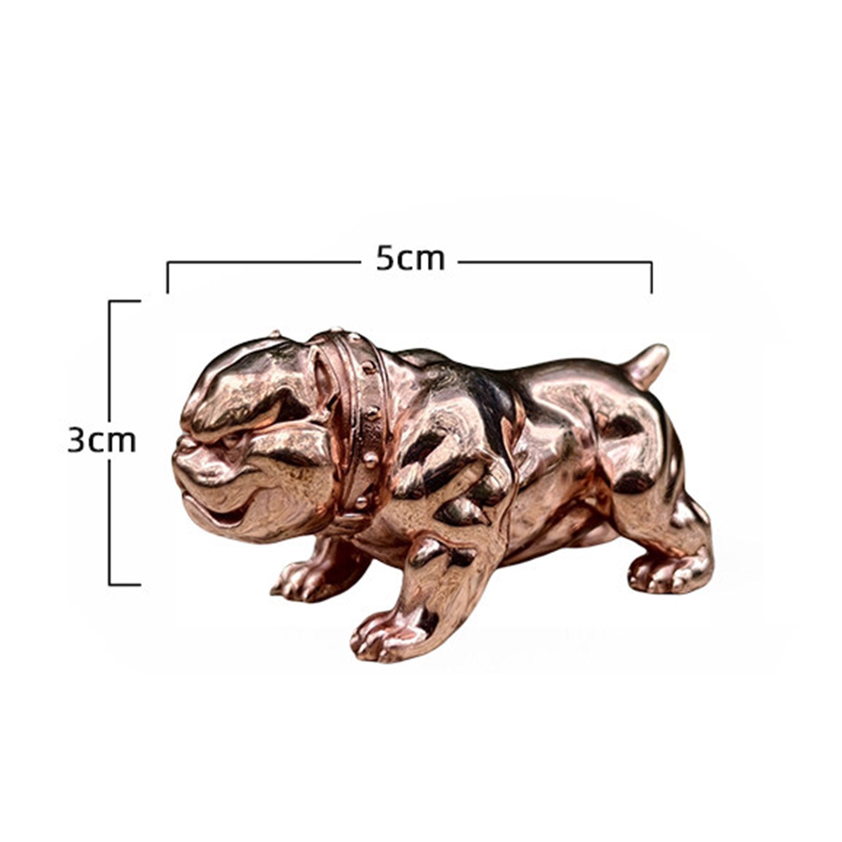 Pure Copper Fierce Guard Dog Figurine Animal Ornament Home Decor