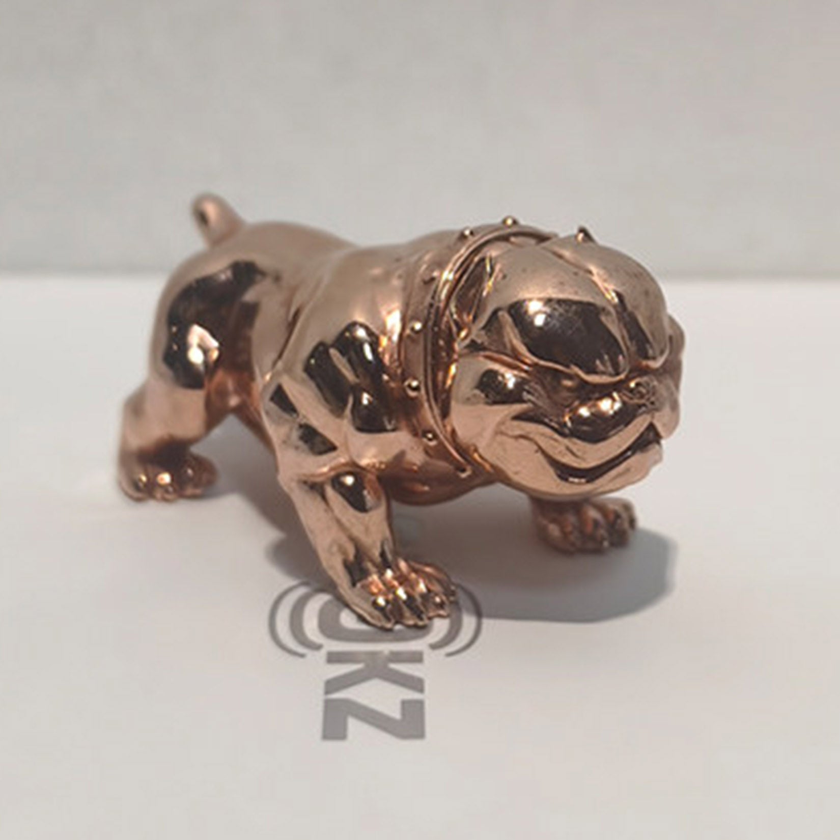 Pure Copper Fierce Guard Dog Figurine Animal Ornament Home Decor