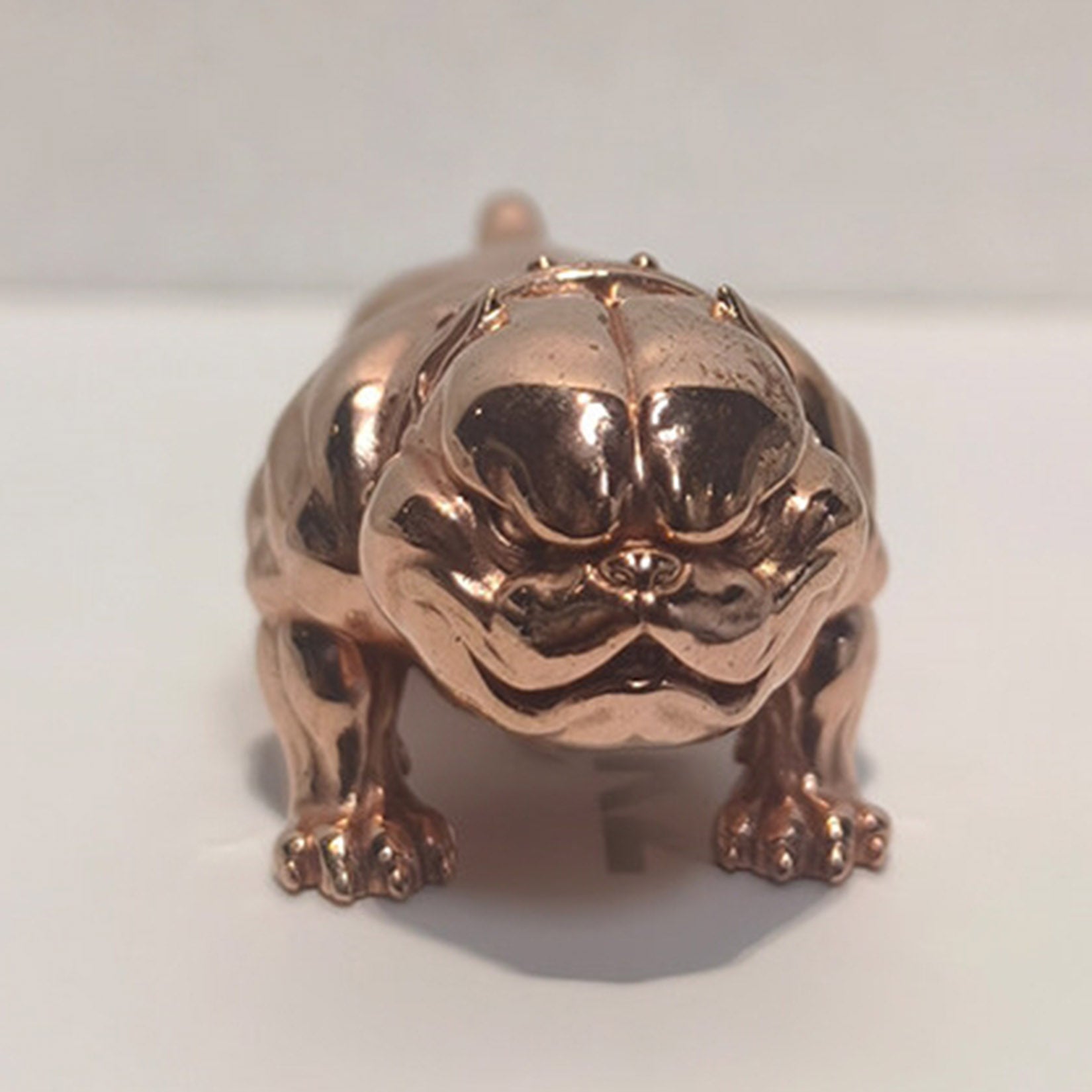Pure Copper Fierce Guard Dog Figurine Animal Ornament Home Decor