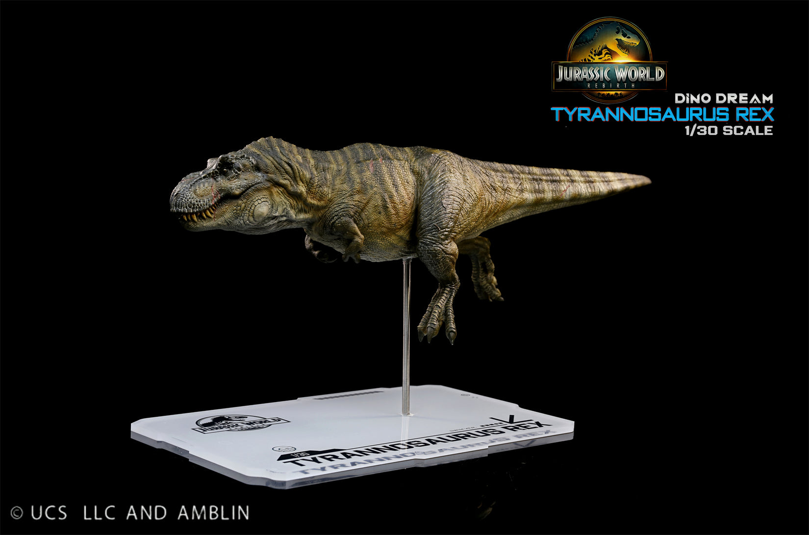DINO DREAM 1:30 Scale JW4 Rebirth Tyrannosaurus Rex Swim Ver Model