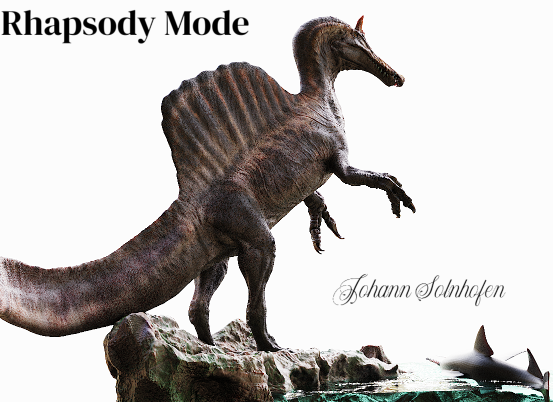 Rhapsody Mode Studio Spinosaurus mirabilis Model
