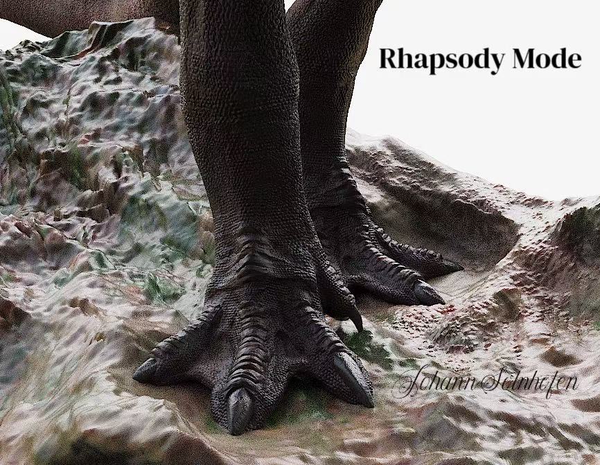 Rhapsody Mode Studio Spinosaurus mirabilis Model