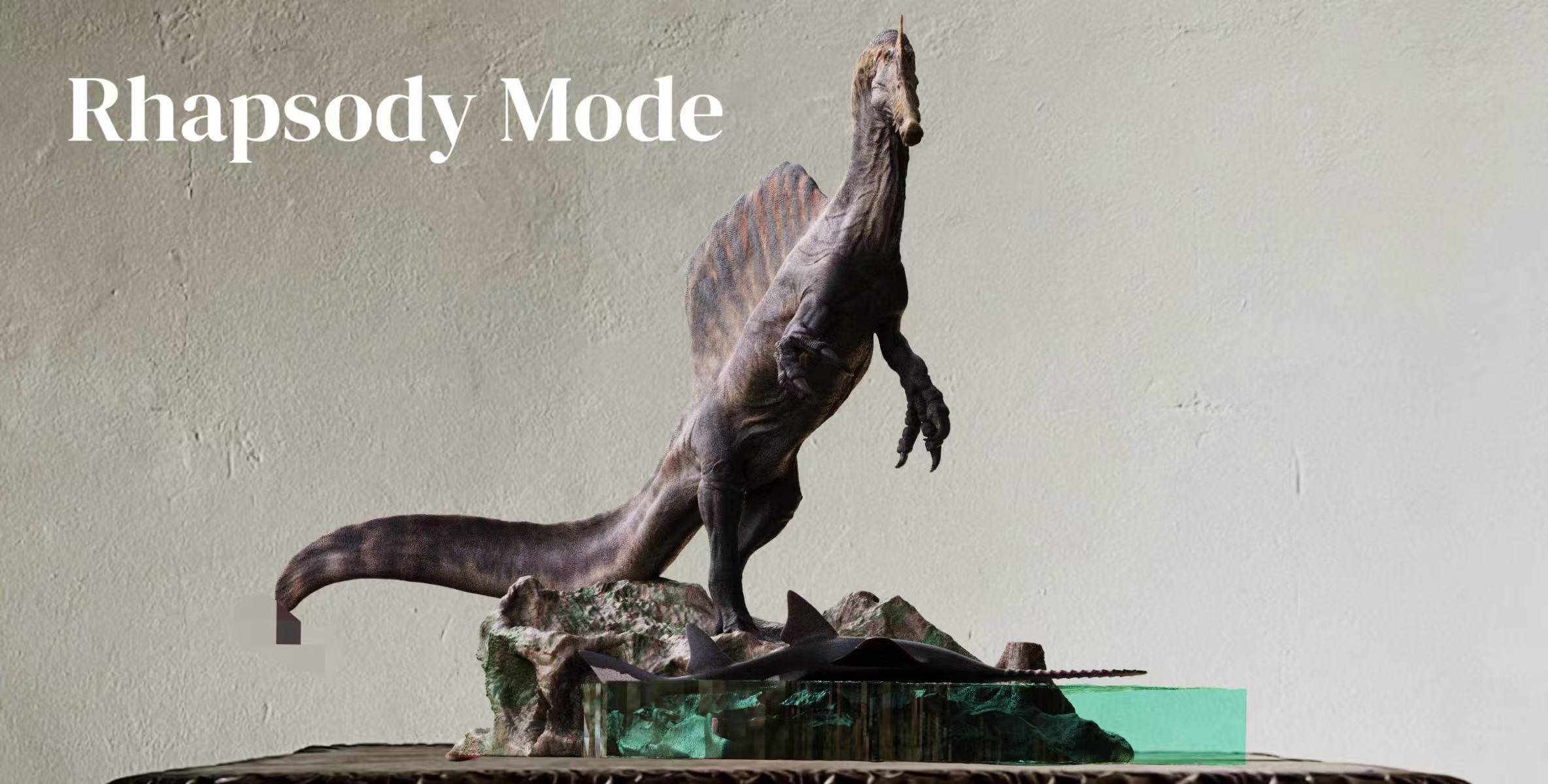 Rhapsody Mode Studio Spinosaurus mirabilis Model