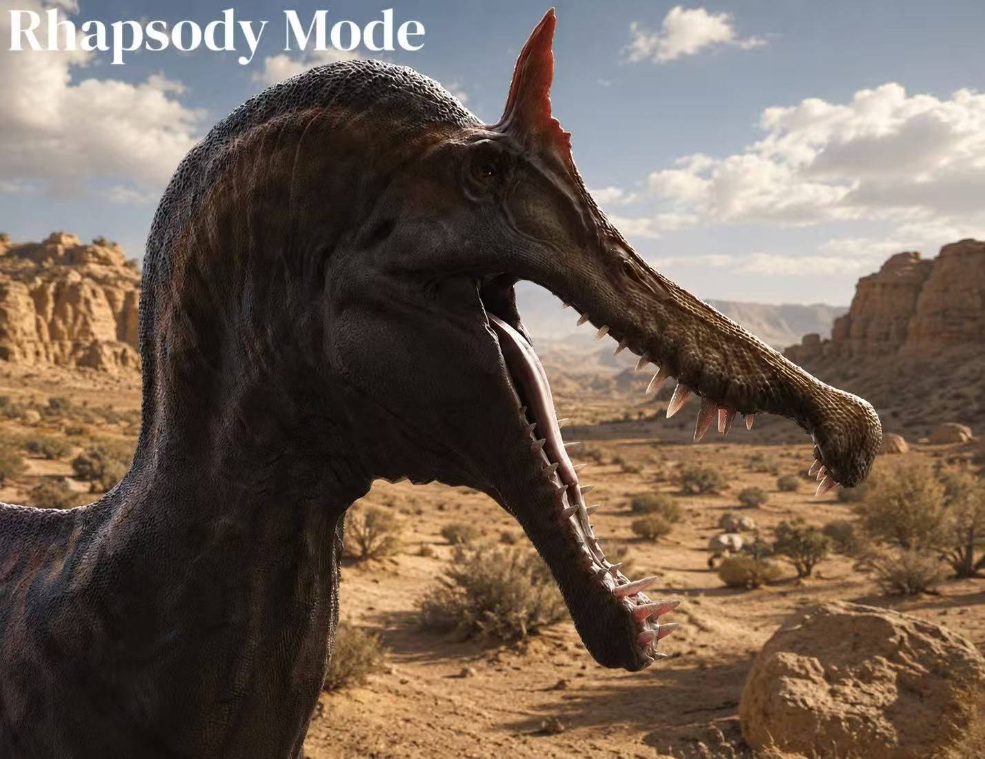 Rhapsody Mode Studio Spinosaurus mirabilis Model