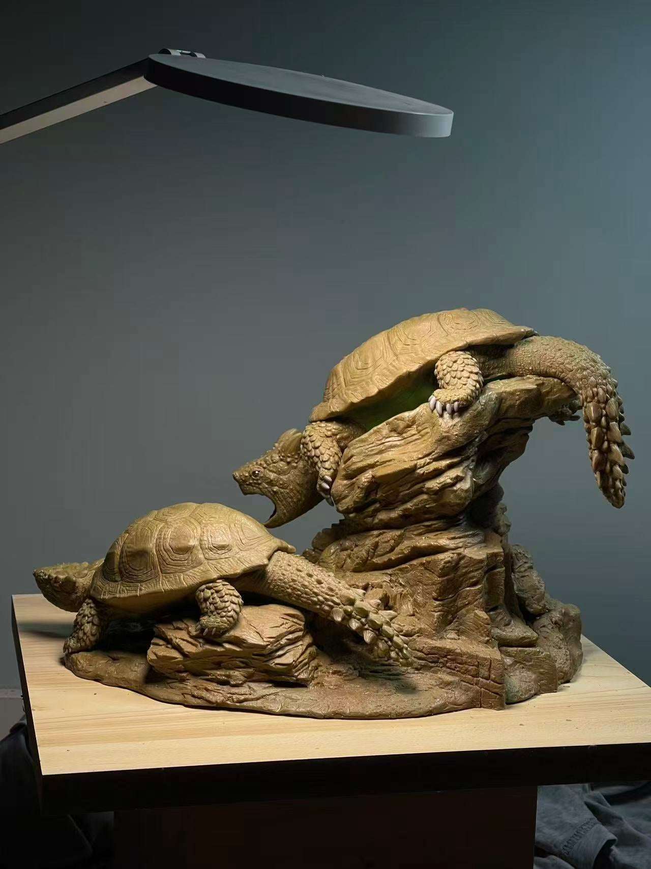 Sensen 1:10 Scale Meiolania platyceps Scene Model
