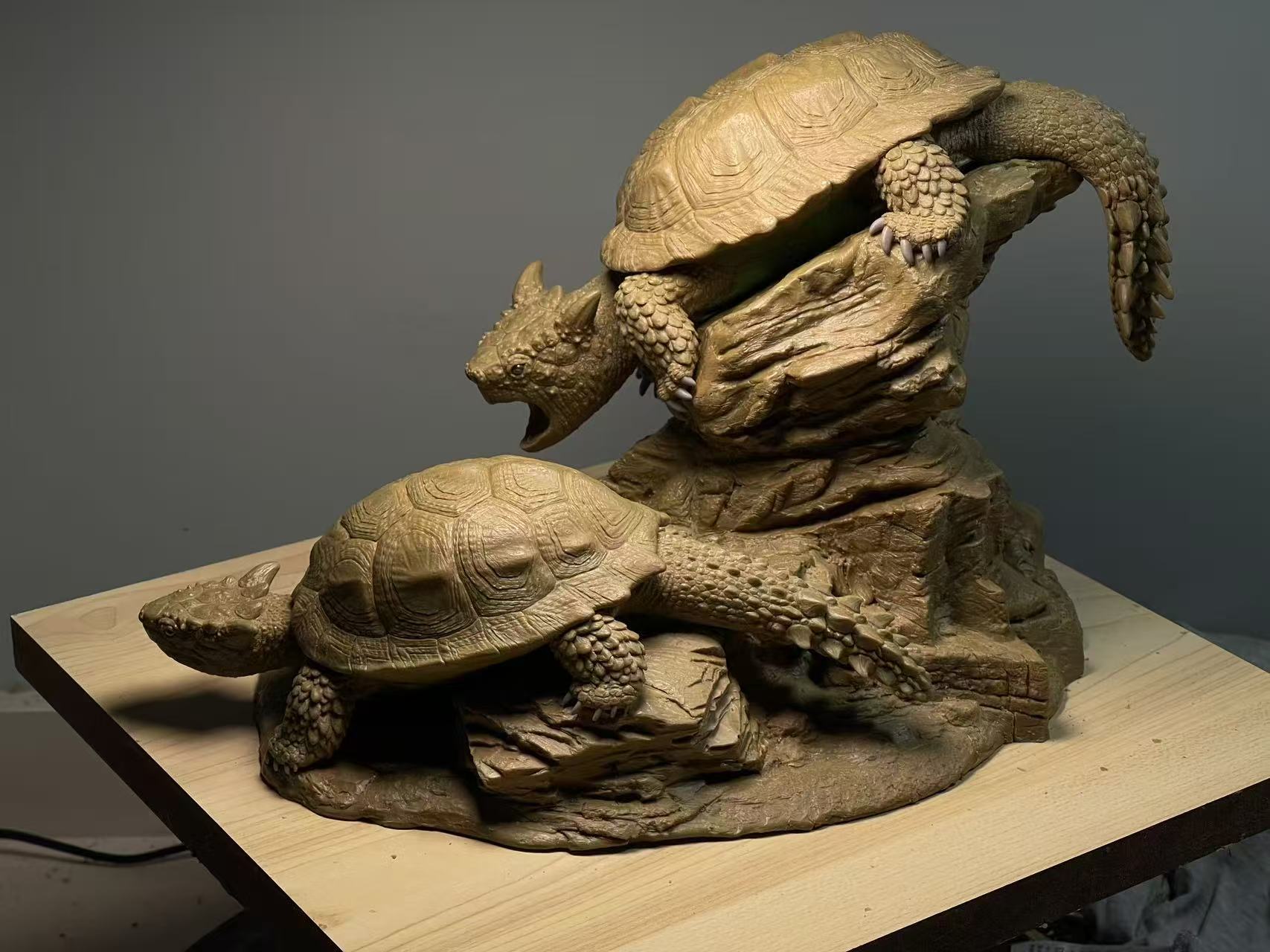 Sensen 1:10 Scale Meiolania platyceps Scene Model