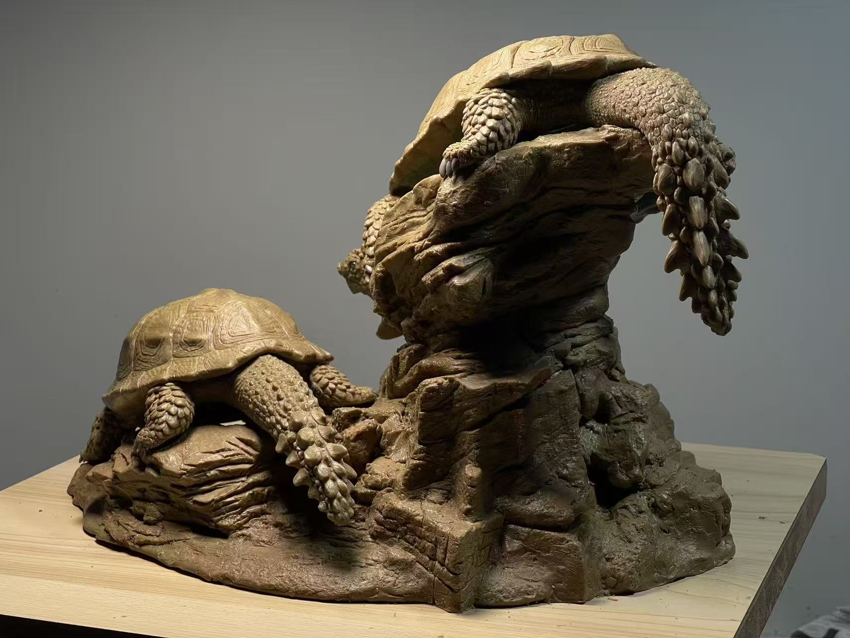 Sensen 1:10 Scale Meiolania platyceps Scene Model