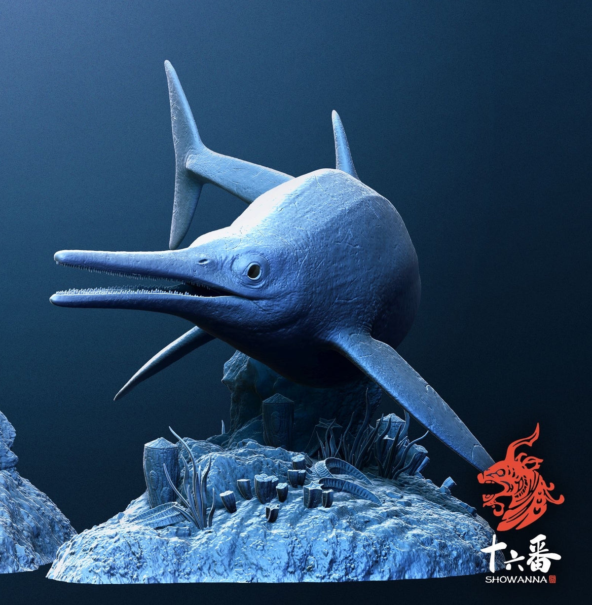 SHOWANNA Kronosaurus Platypterygius Model