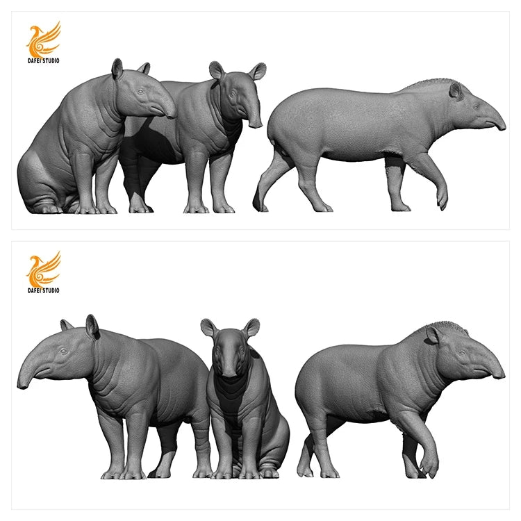 DAFEI Malayan tapir Tapirus terrestris Model