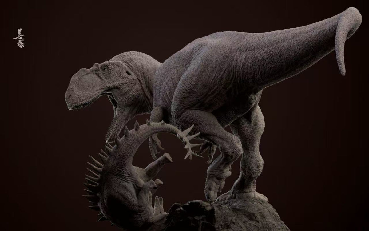 Aokhan Studio Yangchuanosaurus Chungkingosaurus Scene Model