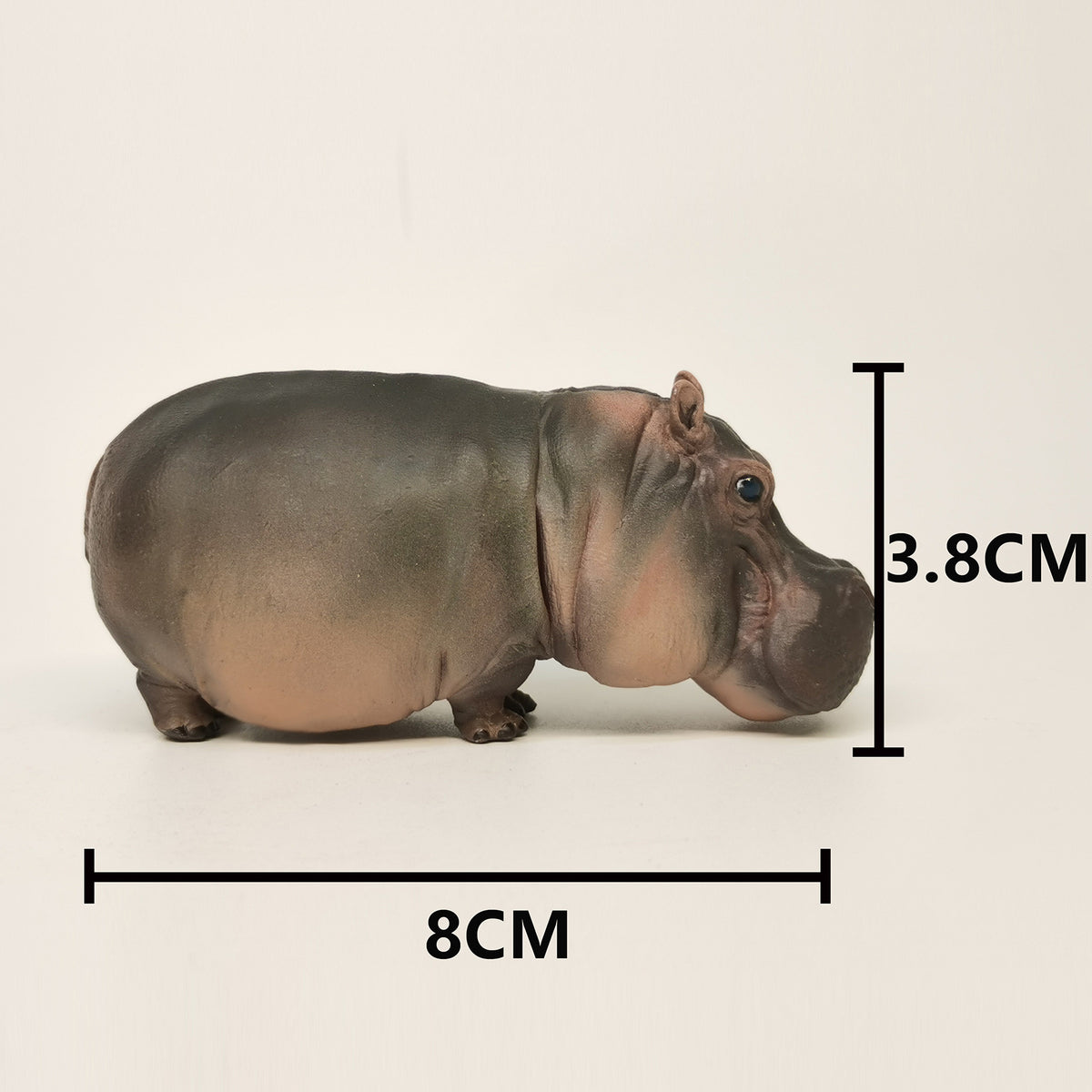 Hippopotamus Realistic Animal Figurine Home Decoration Gift