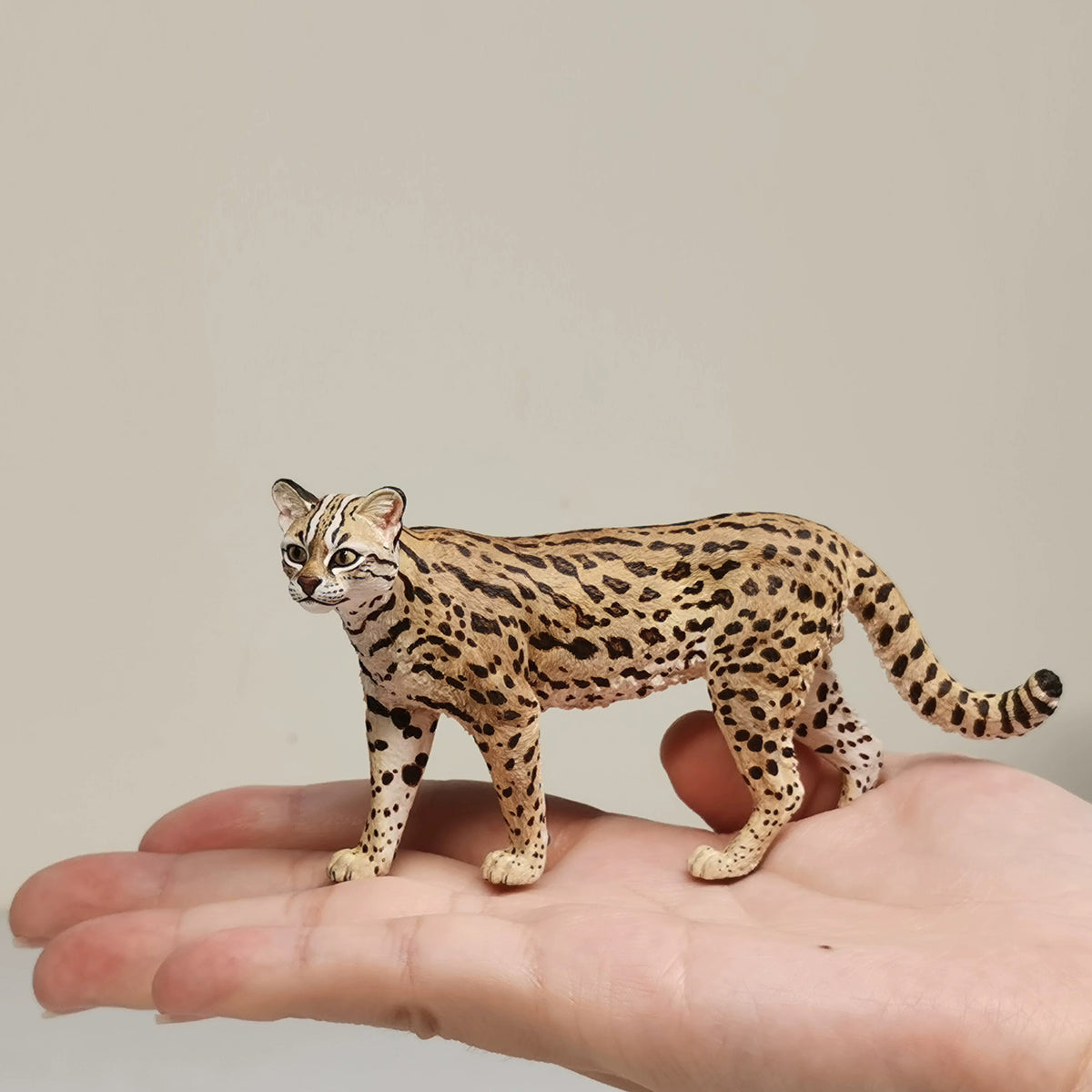 East China Leopard Cat Animal Figure Unpainted Version