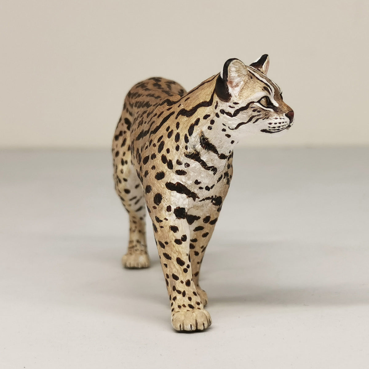 East China Leopard Cat Animal Figure Unpainted Version
