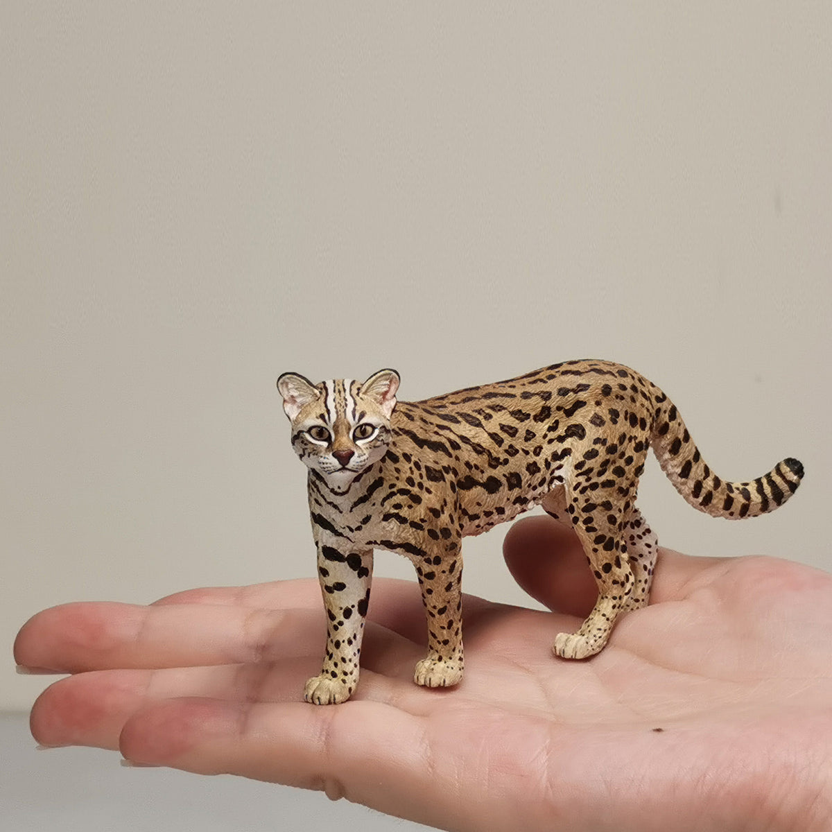 East China Leopard Cat Animal Figure Unpainted Version