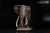 De CLAY Studio African Bush Elephant Scene Statue