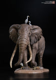 De CLAY Studio African Bush Elephant Scene Statue