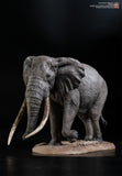 De CLAY Studio African Bush Elephant Scene Statue