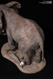 De CLAY Studio African Bush Elephant Scene Statue