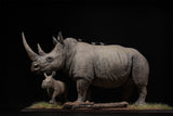 De CLAY Studio White rhinoceros Model