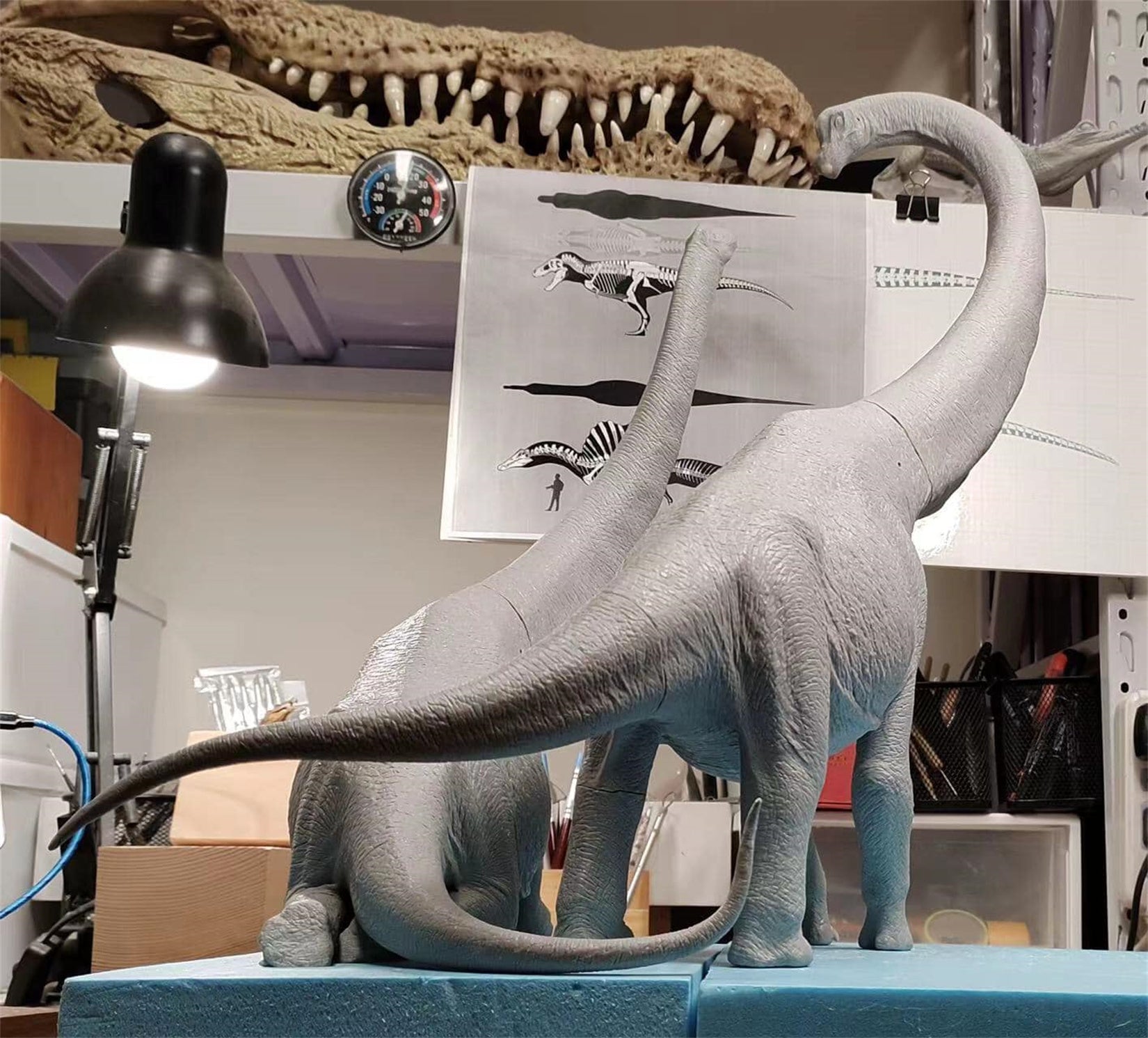 Tison Zhang 1/24 Scale Giraffatitan Scene Model