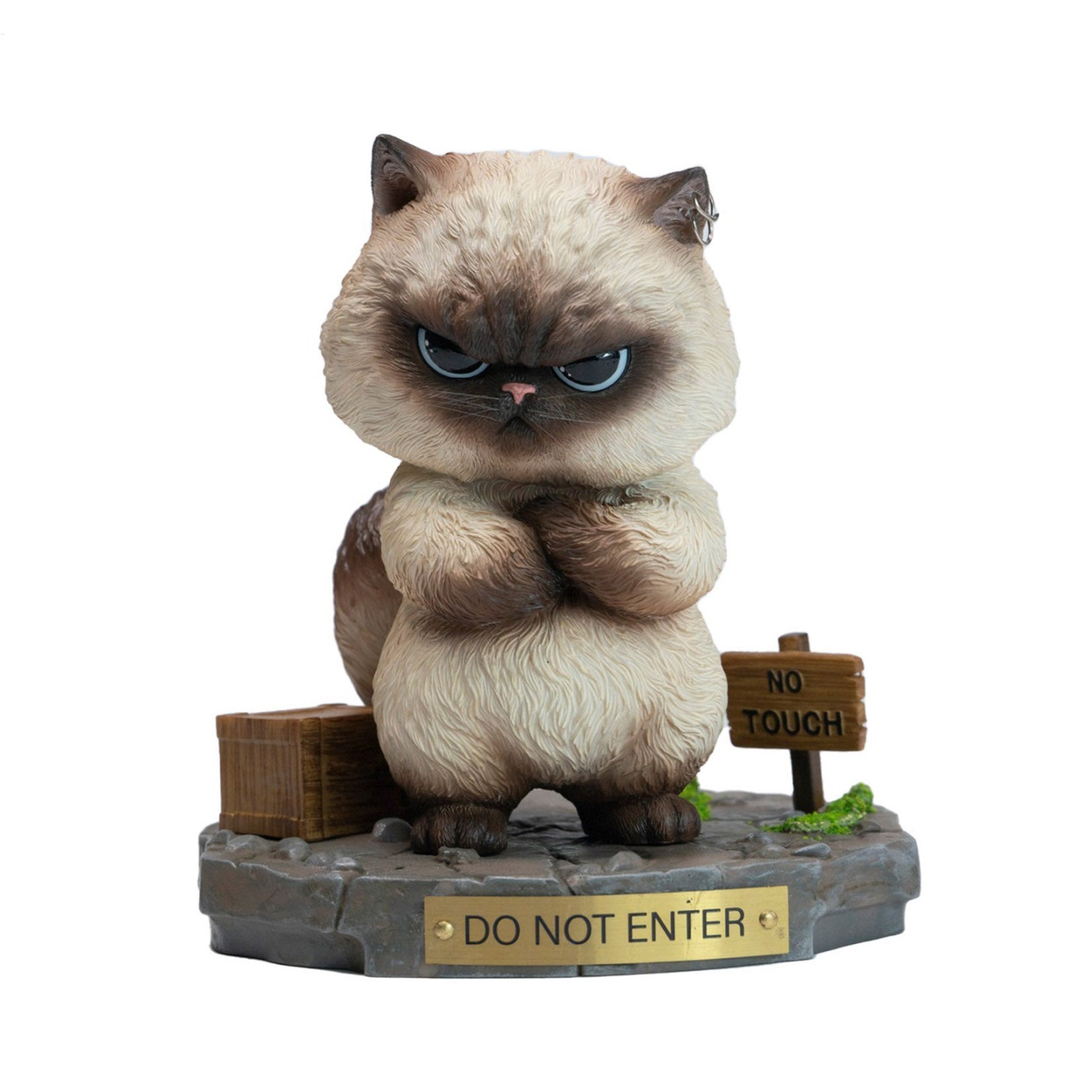 JXK Studio Bengbeng Baba Cat Figurine Ornament
