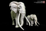 De CLAY Studio African Bush Elephant Scene Statue