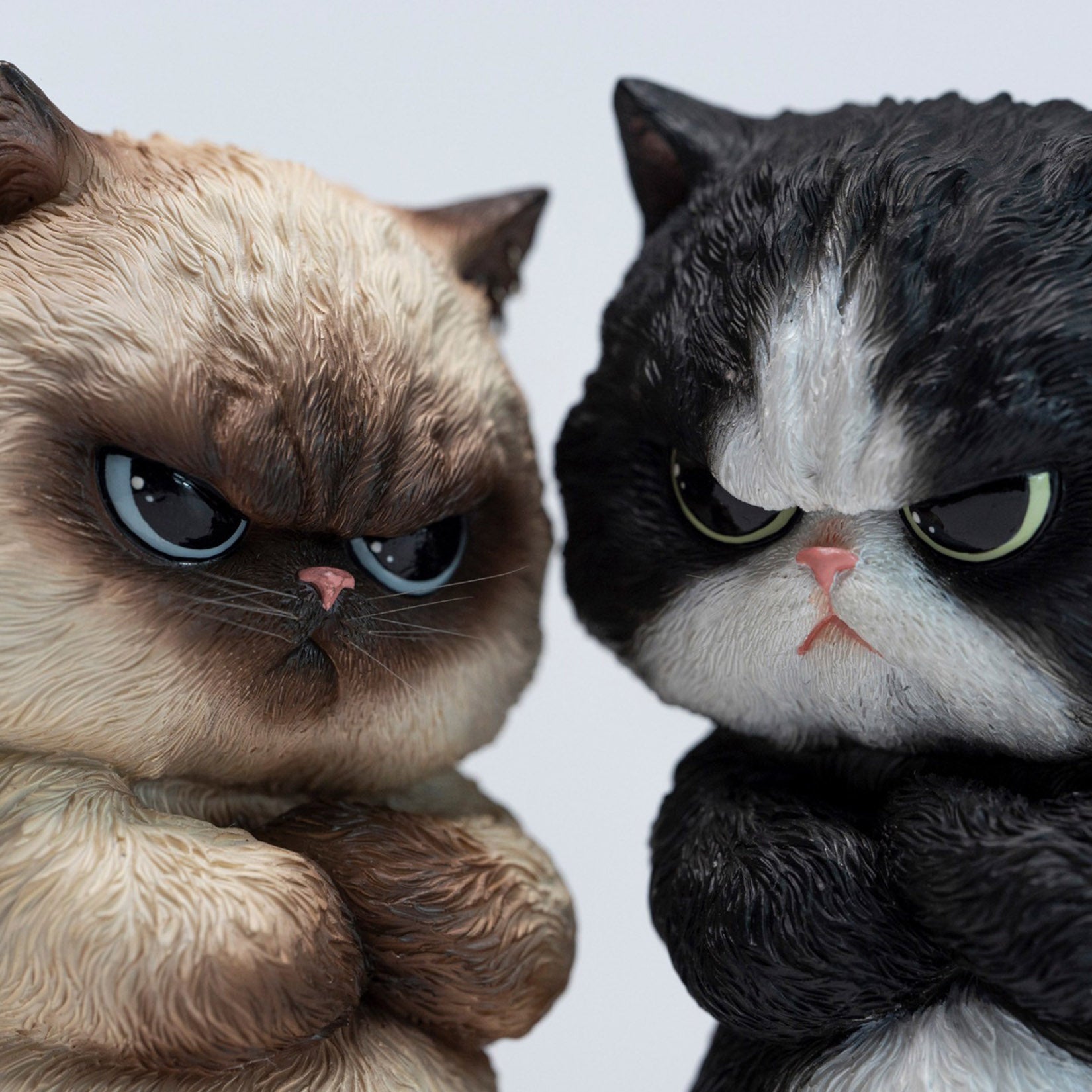 JXK Studio Bengbeng Baba Cat Figurine Ornament