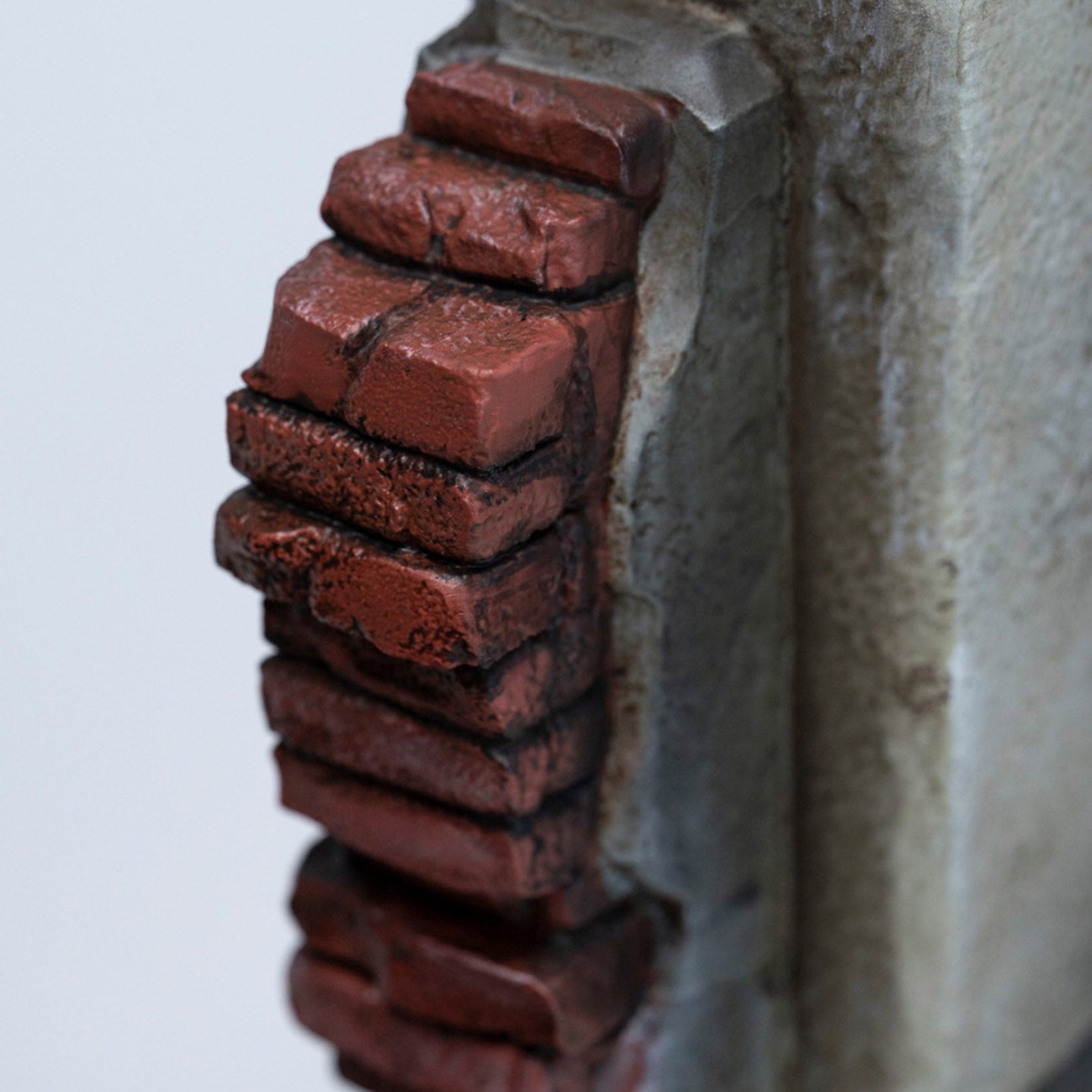 MMMTOYS 1/12 Scale Ruined Walls Along The Street Scene Decor