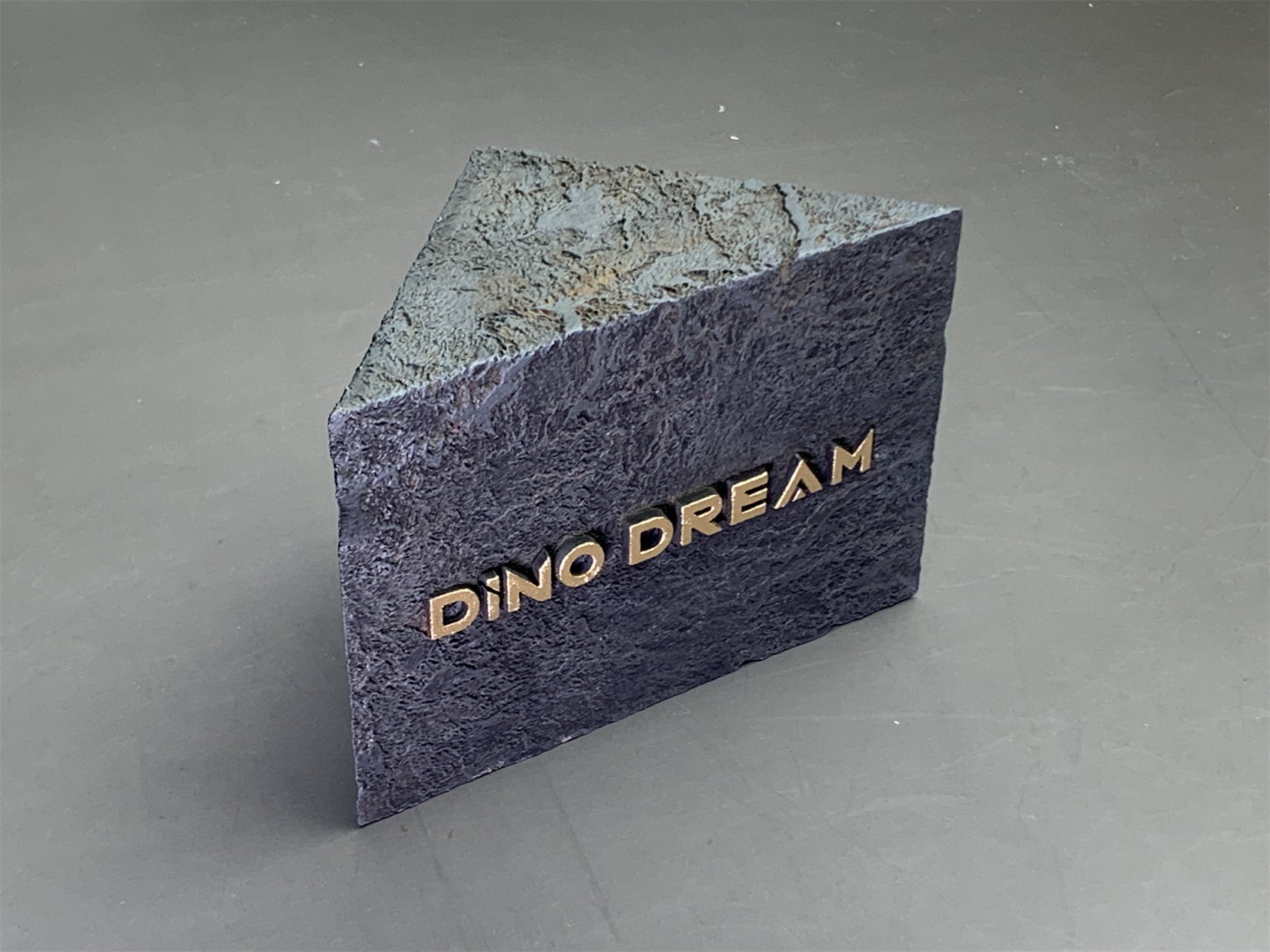 DINO DREAM FAUX-BRONZE VELOCIRAPTOR TREX STATUE