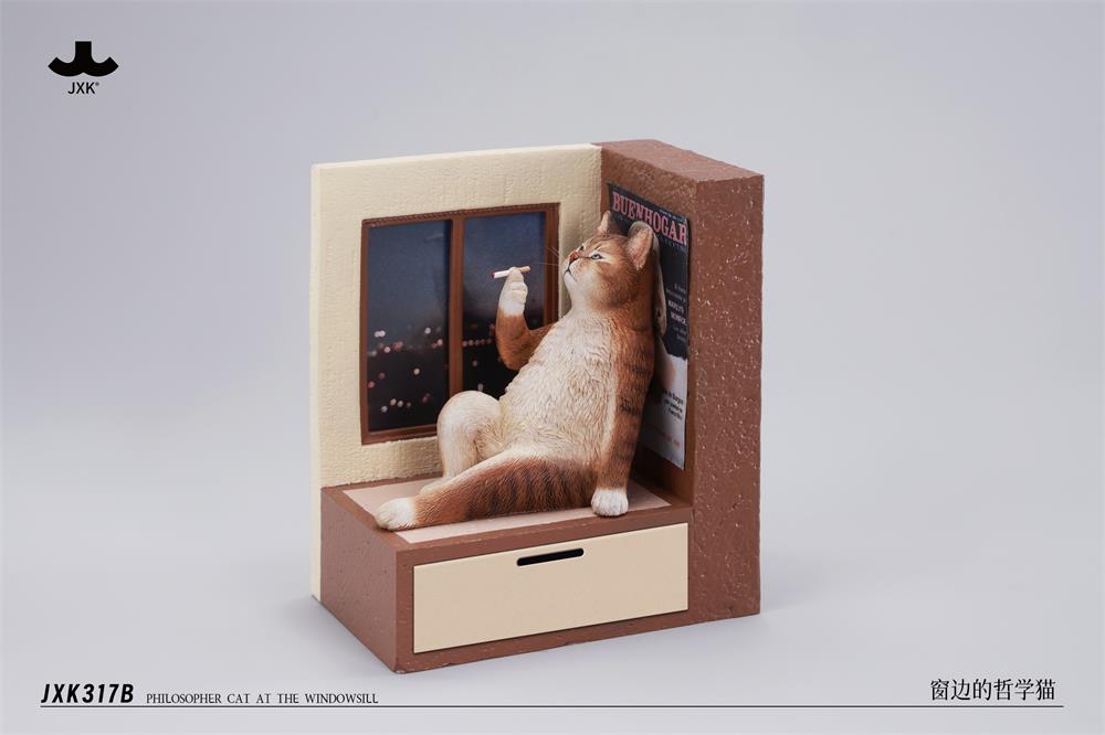 JXK  Cat at the Windowsill Model