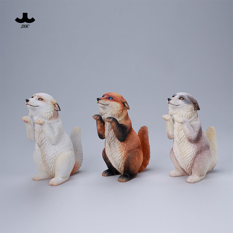 JXK Fluffy Fox Collectible Figurine