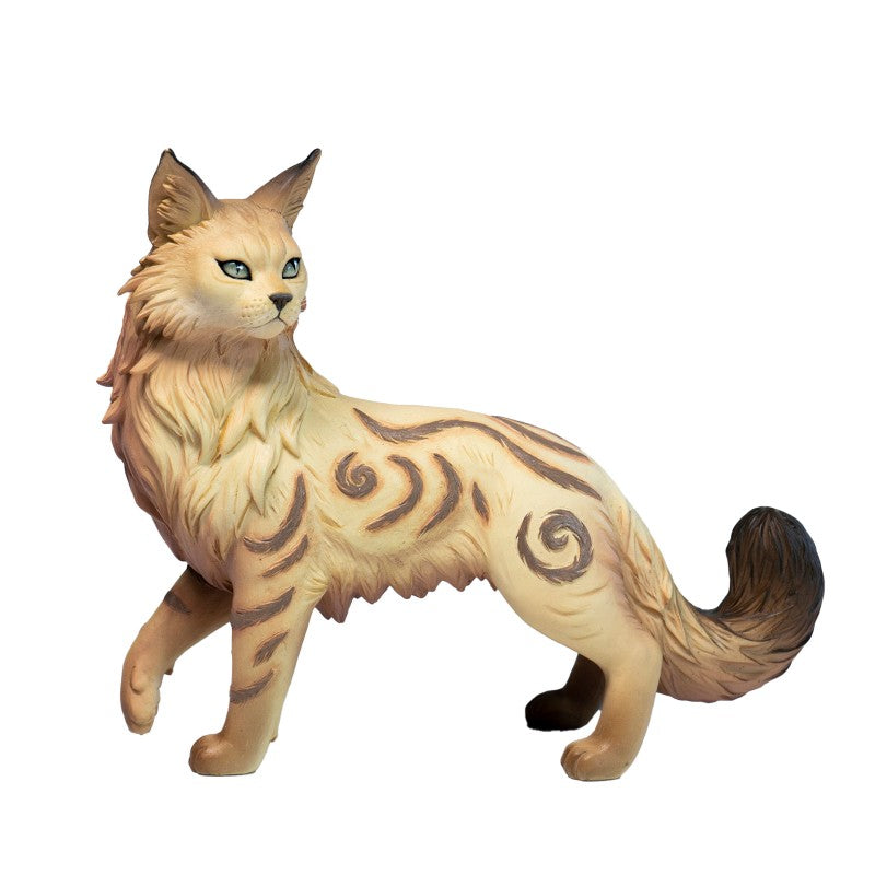 JXK Misty Forest Cat Figurine