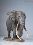 De CLAY Studio African Bush Elephant Scene Statue