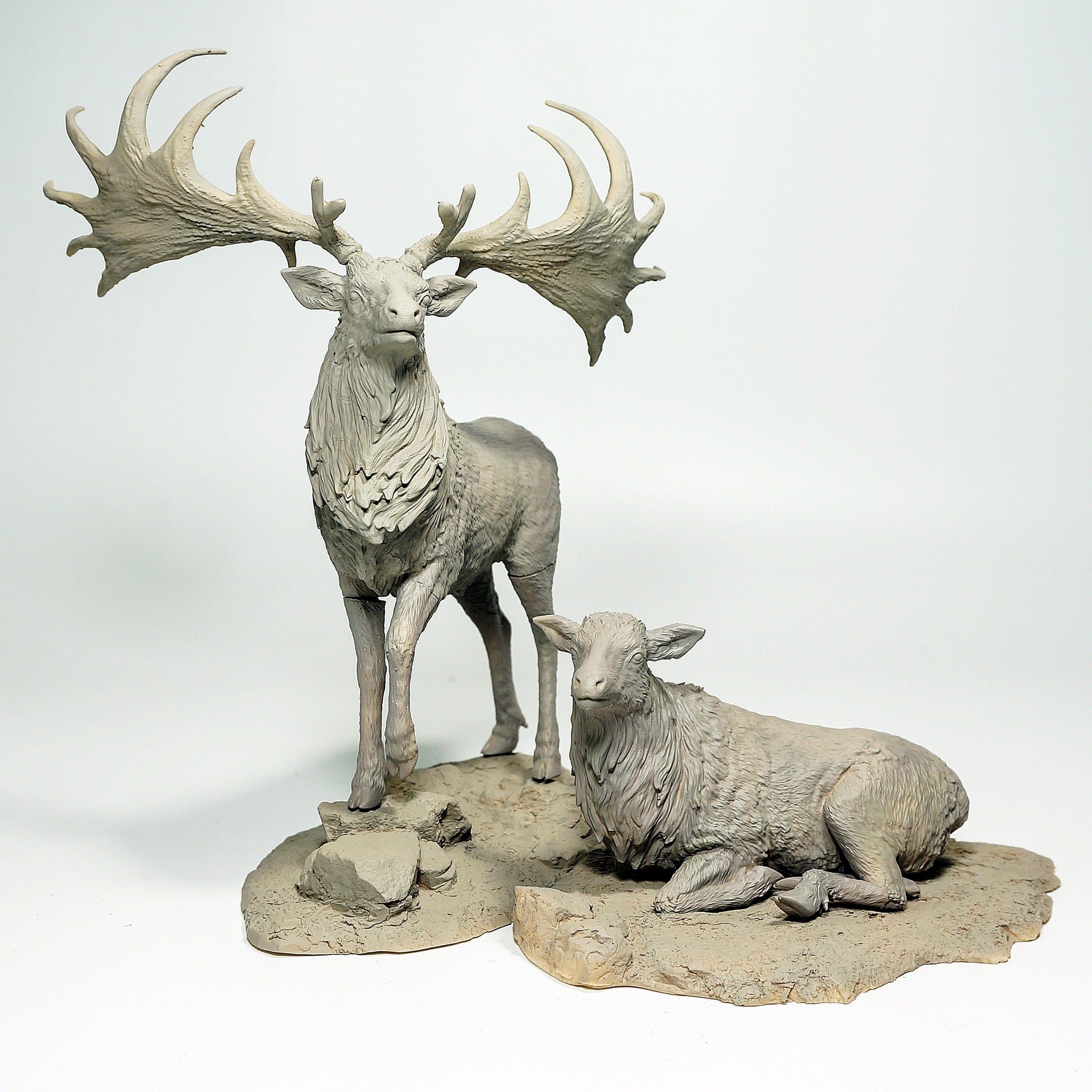 De CLAY Studio Megaloceros giganteus Statue Kit