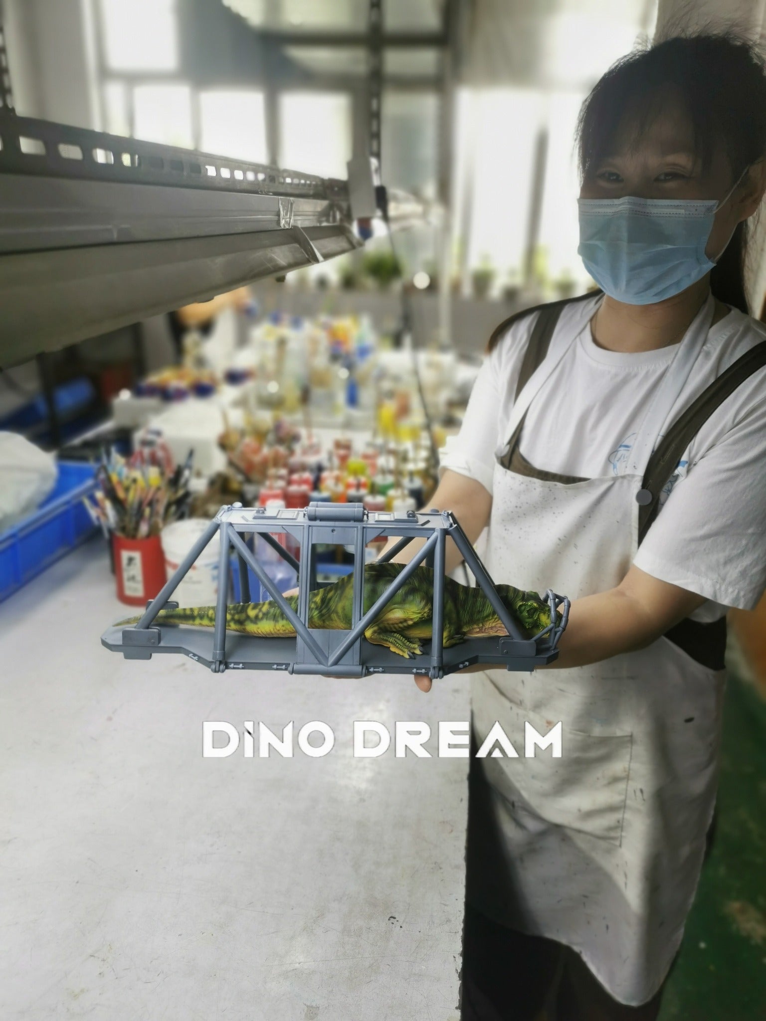 DINO DREAM 1/30 Scale Sleeping Trex Scene