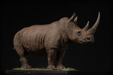 De CLAY Studio White rhinoceros Model