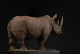 De CLAY Studio White rhinoceros Model