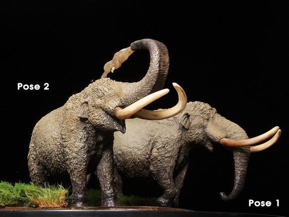 De CLAY Studio American mastodon Scene Statue