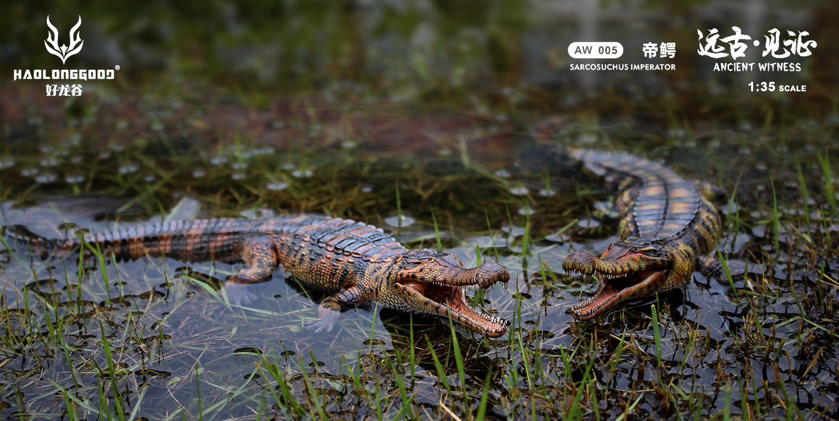 HAOLONGGOOD 1:35 Scale Sarcosuchus imperator Model