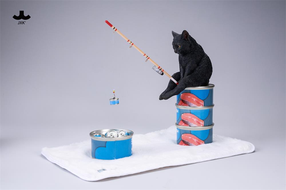 JXK Dream-Fishing Kitten Figure
