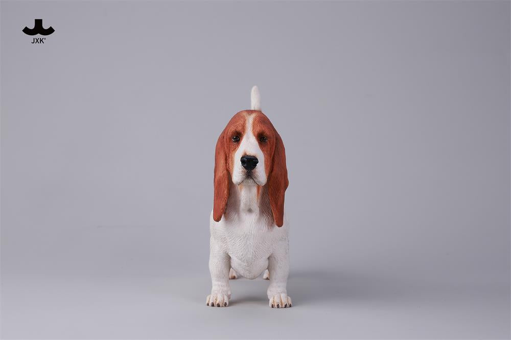JXK Basset Hound Dog Model Animal Figure