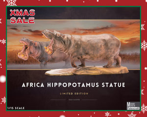 Memory Museum x Paleocraft 1/15 Hippopotamus Statue