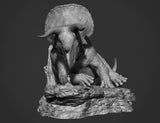 Vlad Konstantinov 1:10 Scale Triceratops Scene Statue