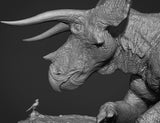 Vlad Konstantinov 1:10 Scale Triceratops Scene Statue